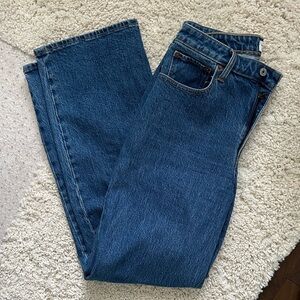 Abercrombie & Fitch Women's High Rise Jeans - Dark Blue